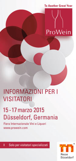 Informazioni per i visitatori