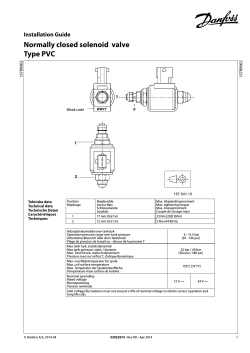 PVC Normally Closed Solenoid Valve Installation Guide