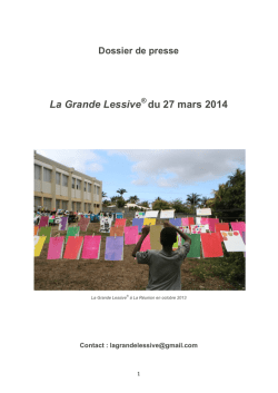 Dossier de presse - La grande lessive