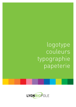 logotype couleurs typographie papeterie