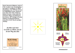 Im Hier und Jetzt - in Liebe zu Allem, was ist - Ist der - 1st Angel way