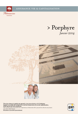 Porphyre - Gan Assurances