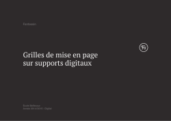 Grilles de mise en page sur supports digitaux