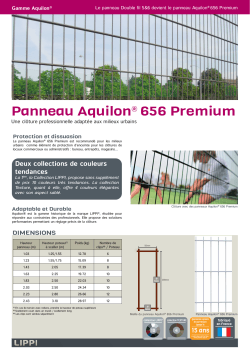 Panneau Aquilon® 656 Premium