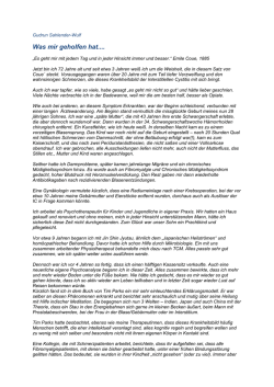Was mir geholfen hat.... - ICA-Deutschland e.V.