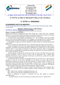 18 sett14 - Uil Scuola Piemonte