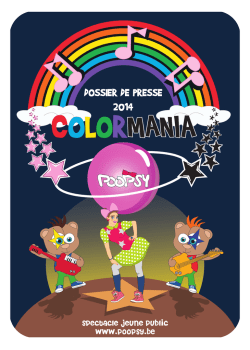 DOSSIER DE PRESSE 2014