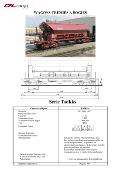 Fiche technique wagon Tadkks