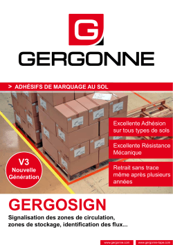 GERGOSIGN - industrial adhesive tape