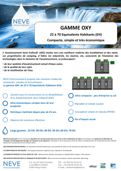 3 - Fiche gamme OXY neve