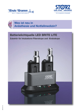 Batterielichtquelle LED BRITE LITE Was ist neu in - Karl Storz