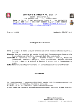 Prot. 3485-C1 NOMINA COMMISSIONE ACQUISTI