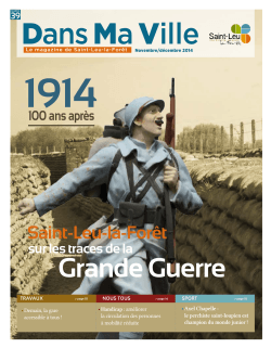 Magazine de novembre-décembre 2014 - Saint-Leu-La