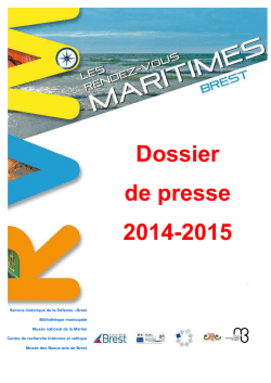 DP RDV maritimes 2014-2015 - Musée national de la Marine