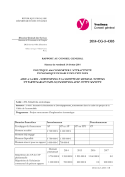 2014-CG-5-4303 - Conseil général des Yvelines