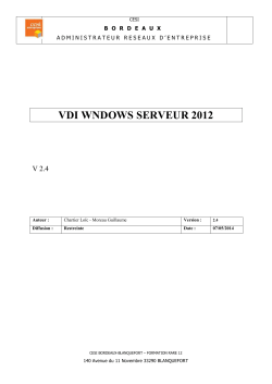 Windows VDI - Guillaume Moreau