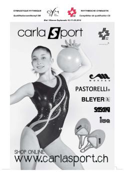 GYMNASTIQUE RYTHMIQUE RHYTHMISCHE
