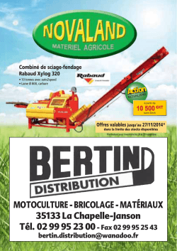 Document à télécharger - Bertin Distribution