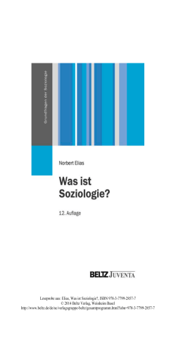 Was ist Soziologie? - Beltz