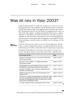 Was ist neu in Visio 2003? - Buecher.de