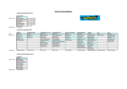 Grille horaire Biathlon