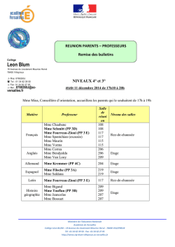 Document - Clg L&eacute;on Blum - Villepreux