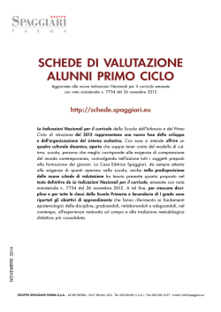Schede di valutazione PeRSonalizzate