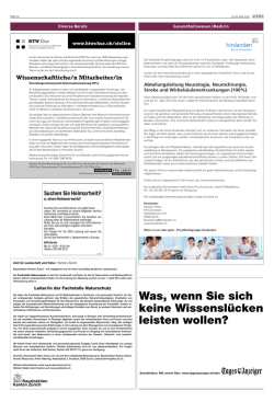 Was, wenn Sie sich keine Wissensl&uuml;cken leisten wollen?
