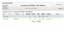 Groupement POITIERS POLE EMPLOIS