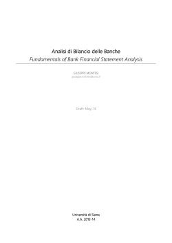 Analisi Bilancio Banche 2