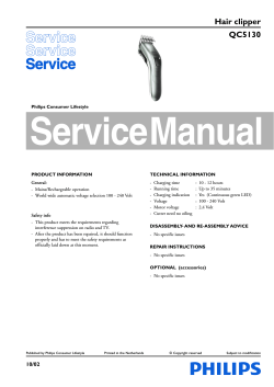 Service Manual - Buy parts and accessories