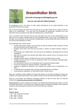 DreamWalker Birth deutsch (DWB) - Shaumbra