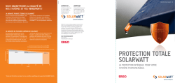 Dépliant Protection totale SOLARWATT