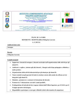 ISTITUTO COMPRENSIVO STATALE &ldquo;FILIPPO SANTAGATA&rdquo;