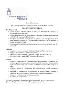 Progetto Formativo - Formazione AIAS Napoli