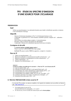 Texte du TP5 et ses Annexes