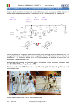 Prova quarzi semplicissimo tratto da "Low Power