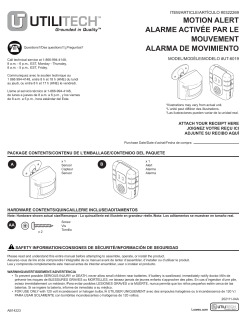 motion alert alarme activée par le mouvement