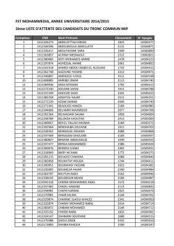 Parcours MIP