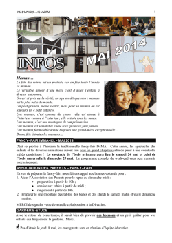 Edition de mai 2014