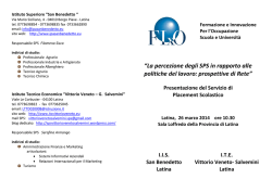 Istituto Superiore &ldquo;San Benedetto &ldquo; - Vittorio Veneto
