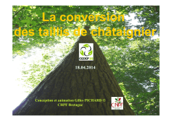 (Microsoft PowerPoint - Conversion des taillis de ch&acirc;taignier.ppt)