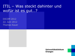 ITIL &ndash; Was steckt dahinter und wof&uuml;r ist es gut&hellip;?