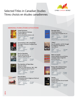 Download (PDF) - Livres Canada Books
