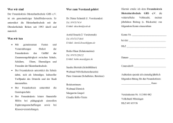 Wer wir sind Was wir tun Wer zum Vorstand geh&ouml;rt