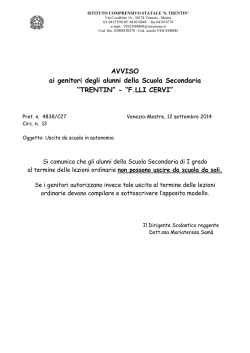 Scarica il file. - Scuola Media Statale Silvio Trentin
