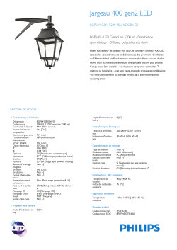 Product Leaflet: Jargeau² 400 LED BGP641i suspendue