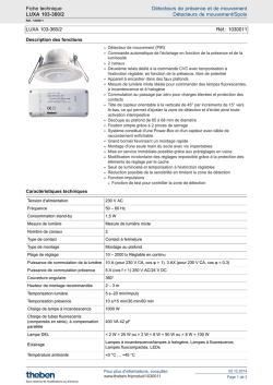 Fiche technique - LUXA 103-360/2