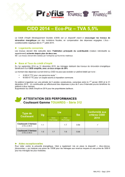 CIDD 2014 – Eco-Ptz – TVA 5,5%