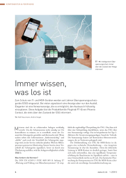 Immer wissen, was los ist